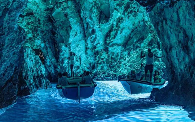 Blue Cave, Mamma Mia, Hvar and 5-Island Small-Group Tour — boat tours and day cruises from Hvar, Croatia