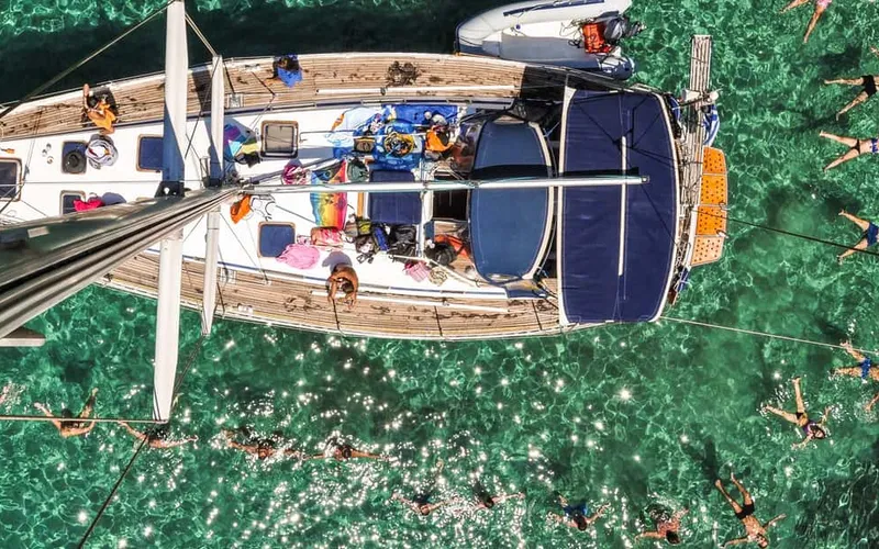 Adamas: Milos & Polyaigos Full-Day Sailboat Tour with Lunch — boat tours and day cruises from Milos, Greece