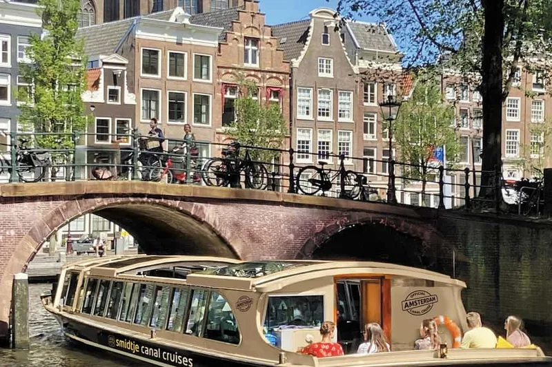 Canal Cruise from Anne Frank House (8 languages) — a boat tour from Amsterdam, Netherlands
