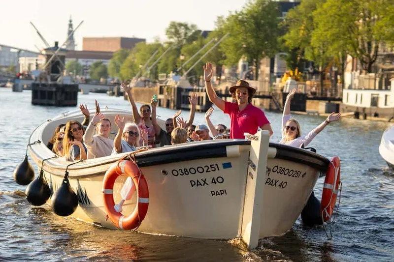 90 min Cruise with Local Guide & Dutch Snacks — a boat tour from Amsterdam, Netherlands