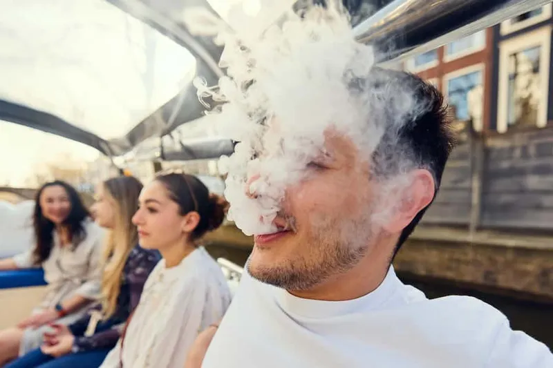 #1 Smoke Boat Experience Canal Cruise With Bar — a boat tour from Amsterdam, Netherlands