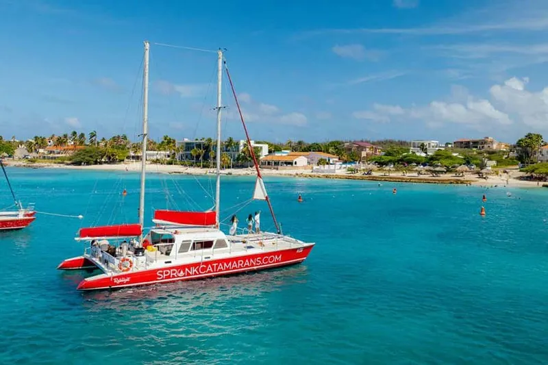 Sail & Snorkel with Turtles at WW2 Shipwreck with BBQ — a boat tour from Aruba, Aruba