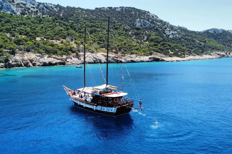 3-Island Cruise to Agistri, Moni & Aegina with Lunch — a boat tour from Athens, Greece