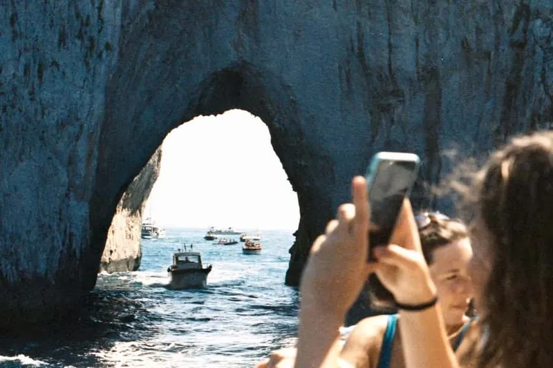 From Positano: Day trip to Capri - Group Tour by boat — a boat tour from Capri, Italy