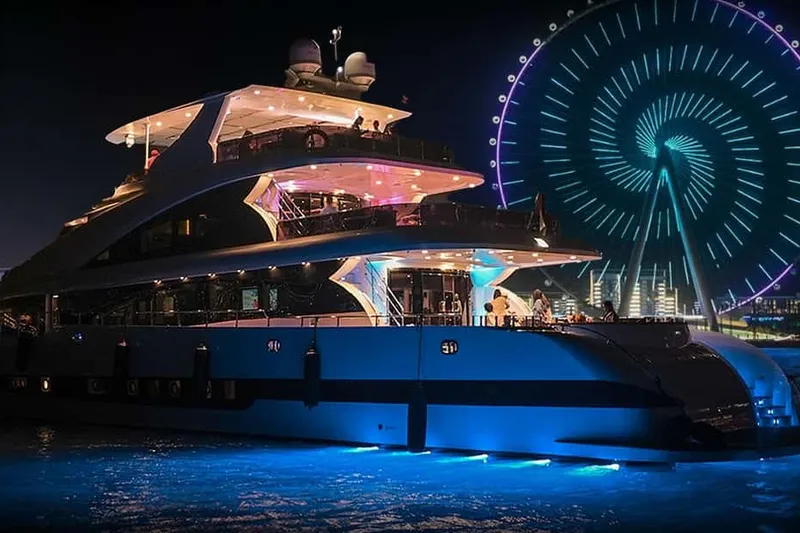 Superyacht Party with Live DJ & Open Bar — a boat tour from Dubai, UAE