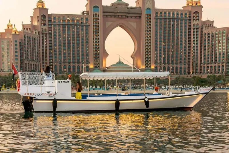 Abra Boat Tour in Atlantis, Palm, Ain Dubai & Marina — a boat tour from Dubai, UAE