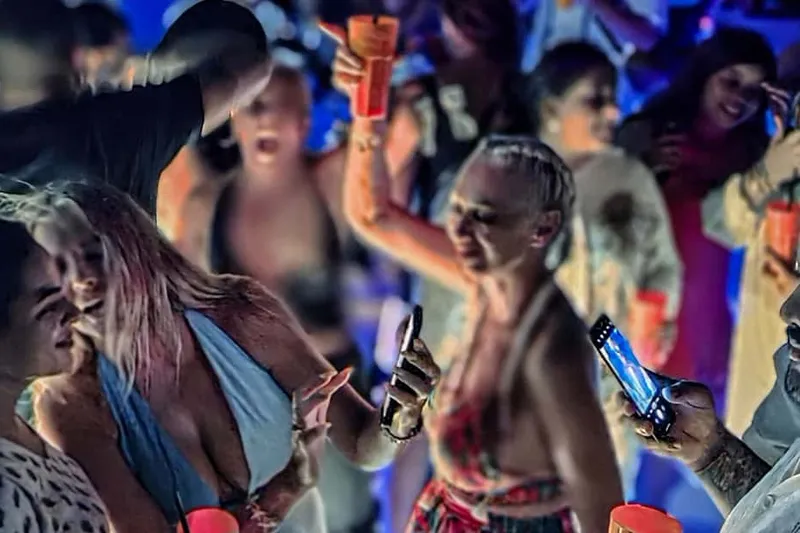 Dubai Marina Luxury Yacht Party with BBQ, Open Bar & Live DJ — a boat tour from Dubai, UAE