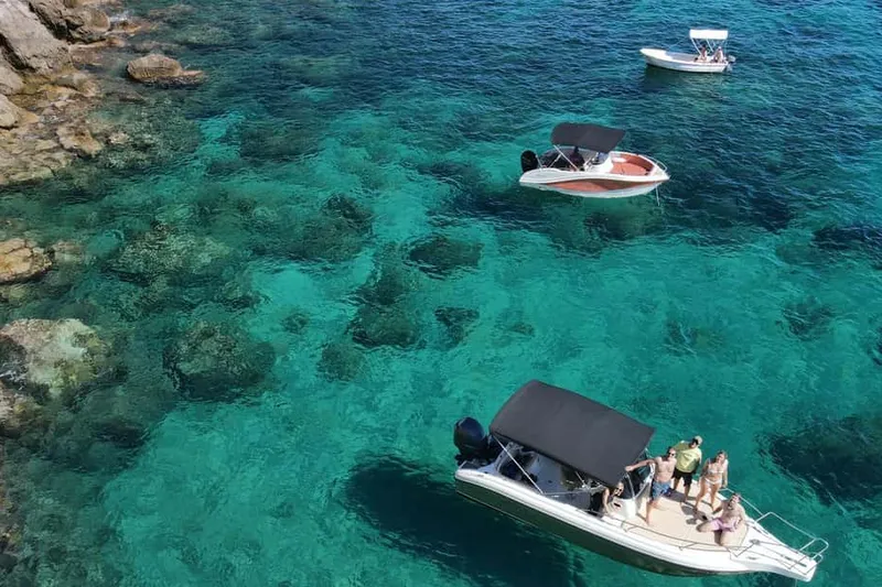 Blue Cave, Green Caves and Lopud Sandy Beach — a boat tour from Dubrovnik, Croatia