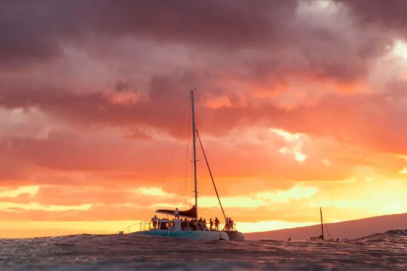 Board from Waikiki Beach: Scenic Sunset Sail on the Hāwea — a boat tour from Honolulu, USA