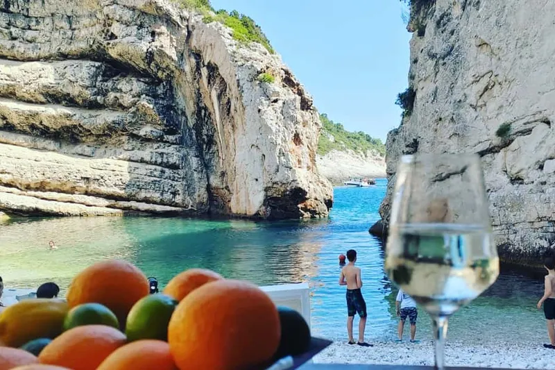 From Hvar: Blue Cave and 5 Islands Boat Tour — a boat tour from Hvar, Croatia