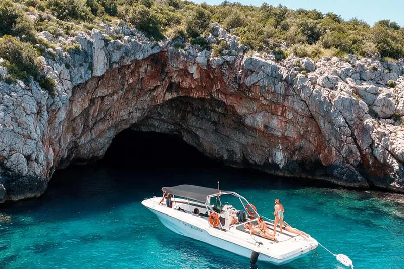 Blue Cave Swim, Lady of the Rocks & Submarine Tunnels — a boat tour from Kotor, Montenegro
