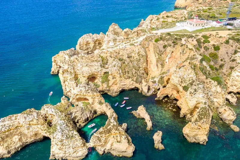 Piedade Caves & Coastline - Catamaran — a boat tour from Lagos, Portugal