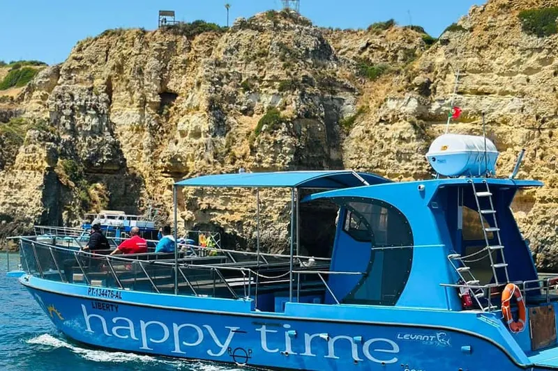 Benagil Caves on a Catamaran 2.5-hour tour for the whole family — a boat tour from Lagos, Portugal