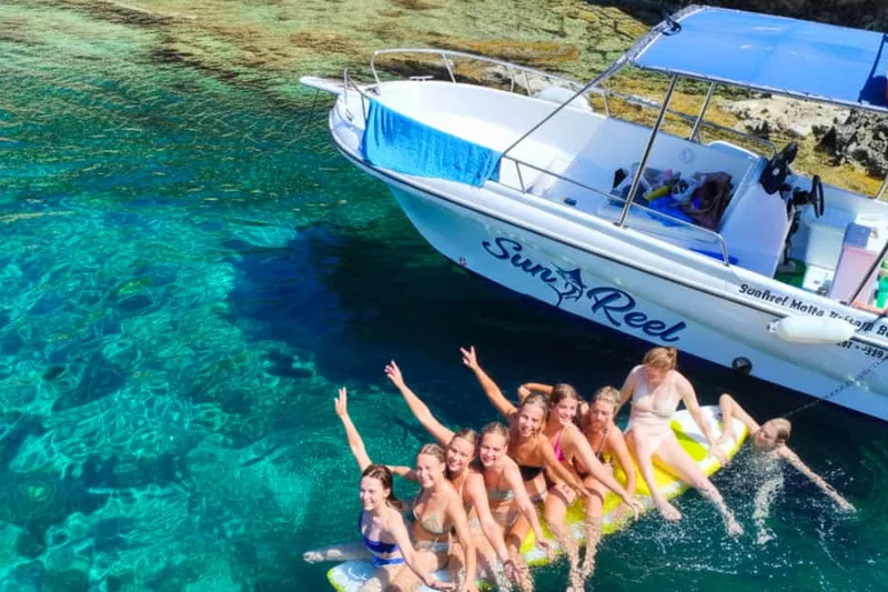 Private Boat Trip to Comino, Blue Lagoon & Gozo — a boat tour from Malta, Malta