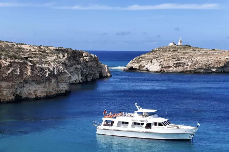 Full Day Round Malta Boat Trip — Hot Lunch & Swimming Stops — a boat tour from Malta, Malta