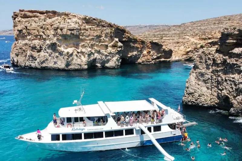 Comino: Blue Lagoon, Crystal Lagoon and Sea Caves — a boat tour from Malta, Malta