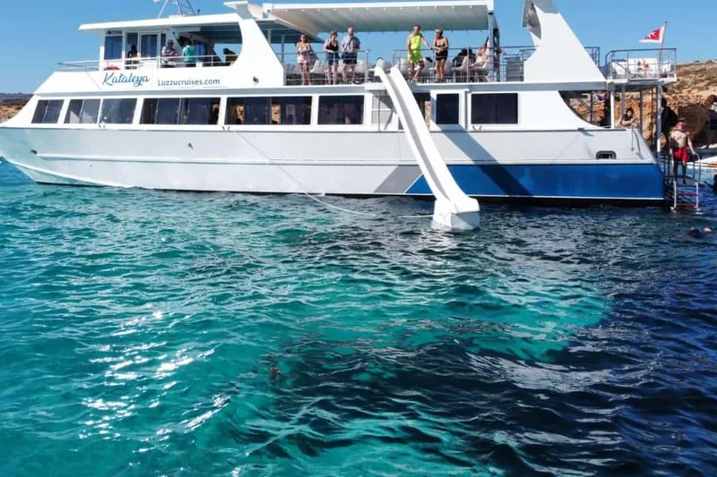 From Sliema: Gozo, Comino and Blue Lagoon Cruise — a boat tour from Malta, Malta