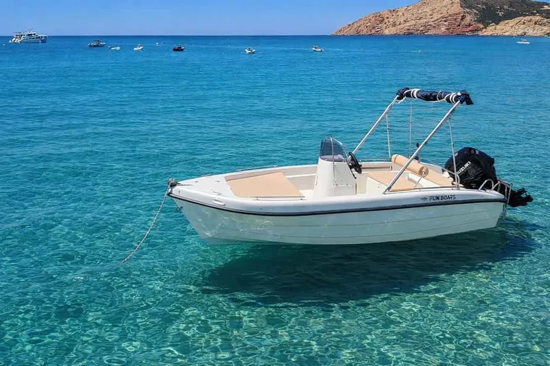 Self-Drive Boat Rental with Optional Skipper — a boat tour from Milos, Greece
