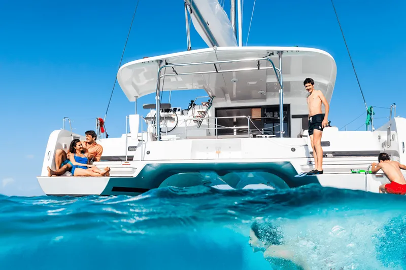 Catamaran Cruise with Lunch, Drinks and Transfer — a boat tour from Mykonos, Greece