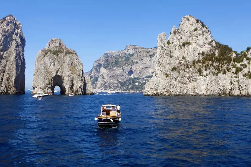 From Naples: Gulf of Naples & Capri Sightseeing Boat Tour — a boat tour from Naples, Italy