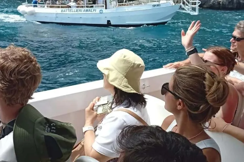 From Naples: Amalfi, Positano & Sorrento tour with boat ride — a boat tour from Naples, Italy