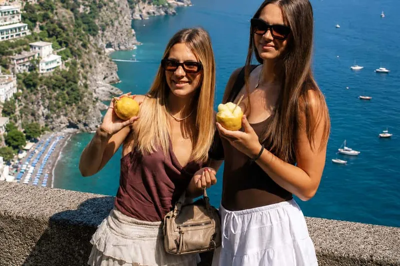 From Naples: Positano, Amalfi and Sorrento Small Group Tour — a boat tour from Naples, Italy
