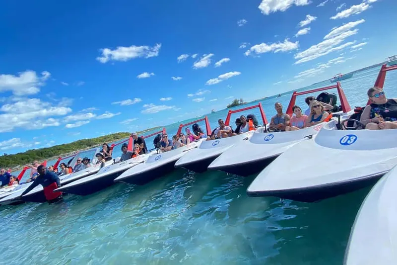 Self-Drive Speedboat Ride and Pig Swimming Encounter — a boat tour from Nassau, Bahamas