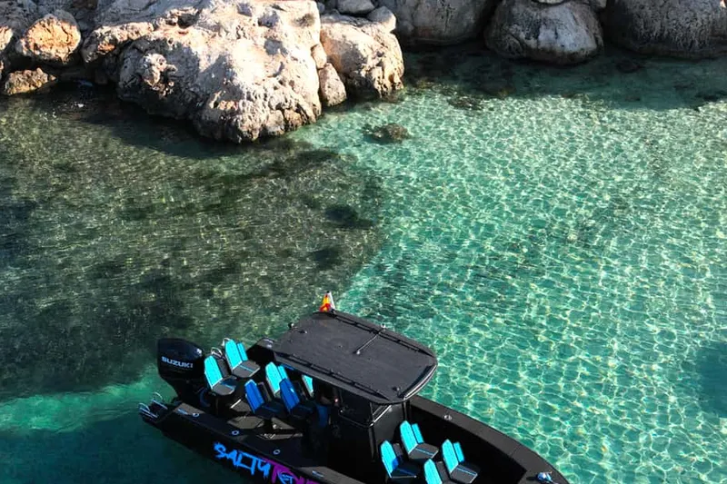 Charter Boat Sightseeing Tour of the Bay of Palma with Snorkeling and Stand-Up Paddleboarding — a boat tour from Palma de Mallorca, Spain