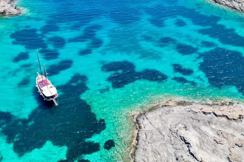 Full-Day Cruise to Antiparos and Blue Lagoon, Max 25 Guests — a boat tour from Paros, Greece