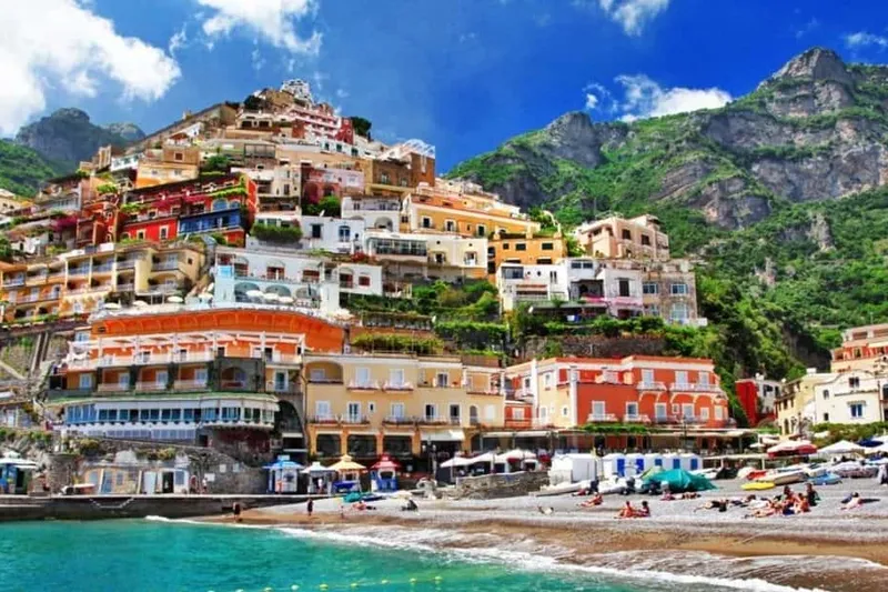 Positano, Amalfi Coast and Emerald Grotto Tour with Drinks — a boat tour from Positano, Italy