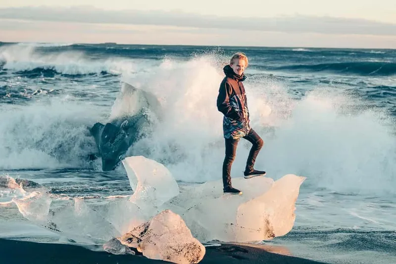 Jokulsarlon Glacier Lagoon & Diamond Beach Tour — a boat tour from Reykjavik, Iceland