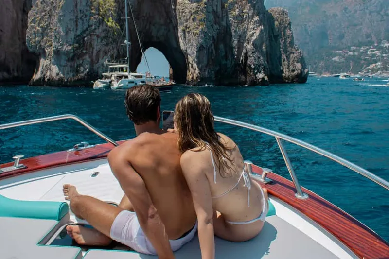 Capri Boat Tour with Blue Grotto, Swimming & Lunch — a boat tour from Sorrento, Italy