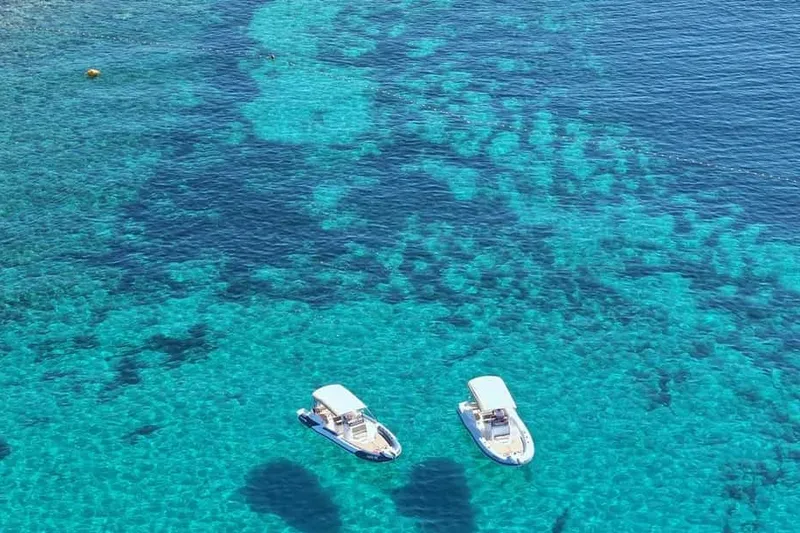 Split/Trogir: Trogir, Blue Lagoon, and Solta Speedboat Trip — a boat tour from Split, Croatia