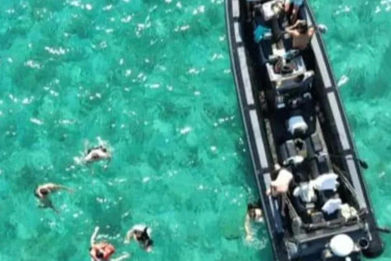 Blue Lagoon & 3 islands, Speedboat, water included — a boat tour from Split, Croatia