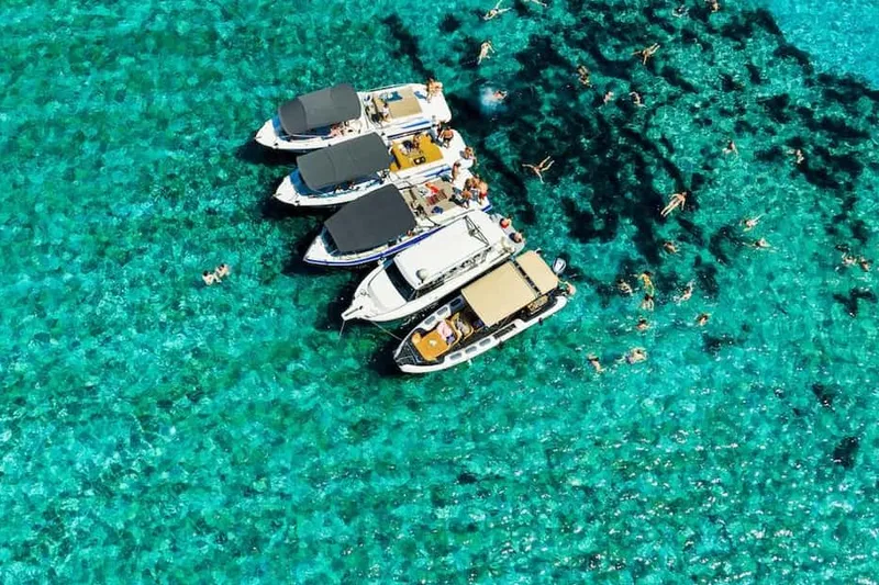 Blue Lagoon & 3 Islands Speedboat Tour | Small Group — a boat tour from Split, Croatia