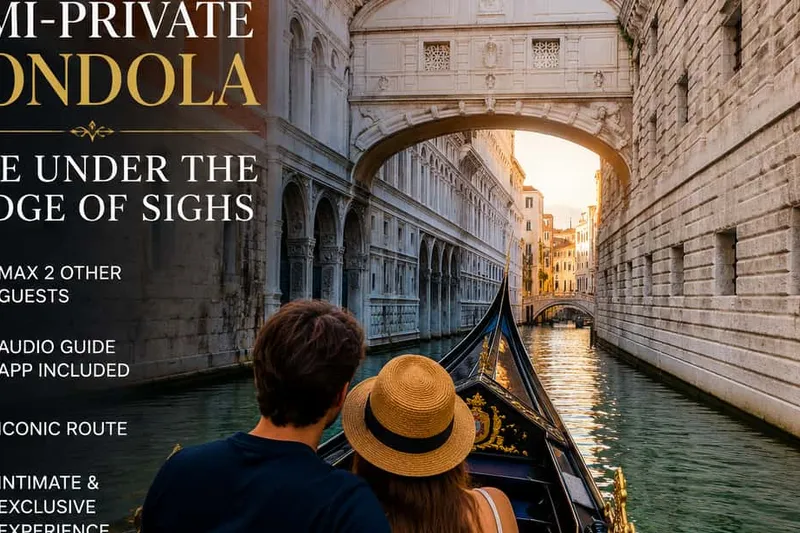 Semi-Private Gondola Ride under the Bridge of Sighs — a boat tour from Venice, Italy