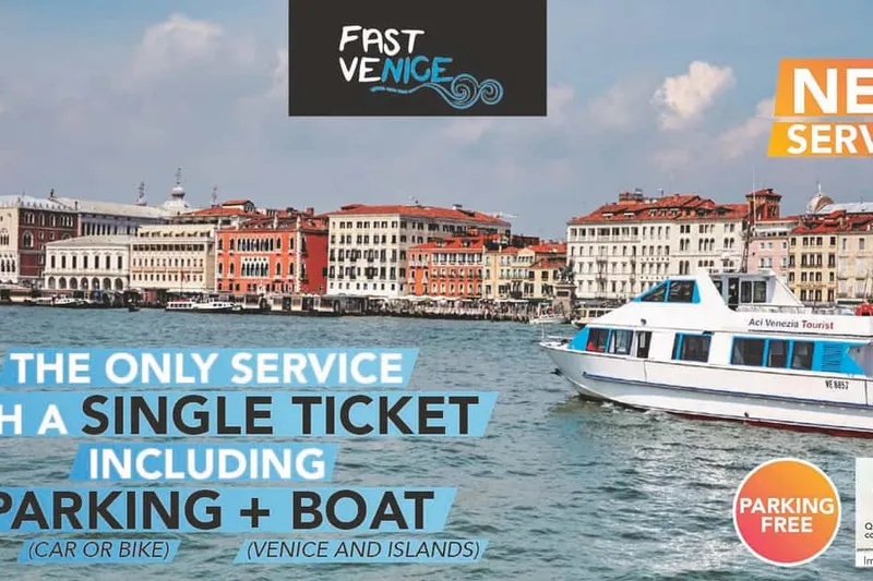 Punta Sabbioni: Round-trip Boat to Venice with Free Parking — a boat tour from Venice, Italy