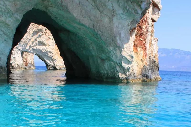 Shipwreck, Blue Caves and Highlights Tour — a boat tour from Zakynthos, Greece